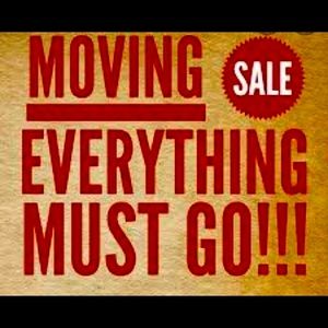 Moving sale everything must go!!!